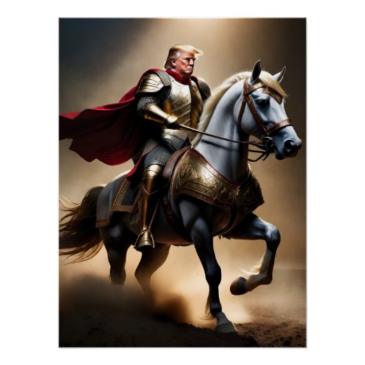 Donald Trump 2024 Funny Conservative Poster (Vorderseite)