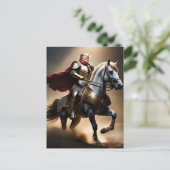 Donald Trump 2024 Funny Conservative Postkarte (Stehend Vorderseite)