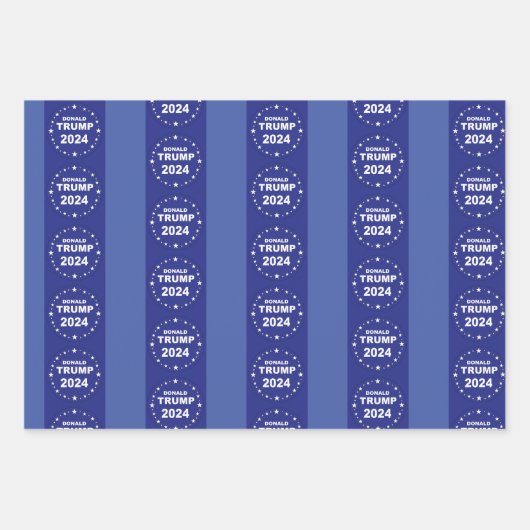 Donald Trump 2024 Geschenkpapier Set (Vorderseite 2)