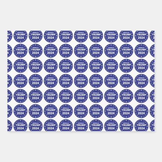 Donald Trump 2024 Geschenkpapier Set (Vorderseite)