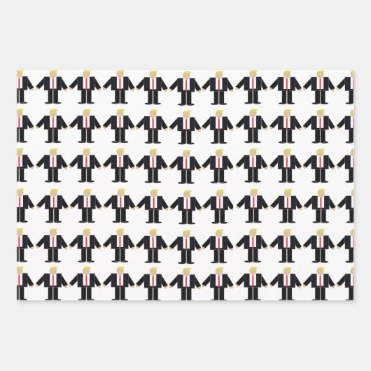 Donald Trump 2024 Geschenkpapier Set (Vorderseite)