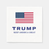 Donald Trump 2024 Geschenkuhr Serviette (Vorderseite)