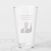 Donald Trump 2024 Glas (Rückseite)