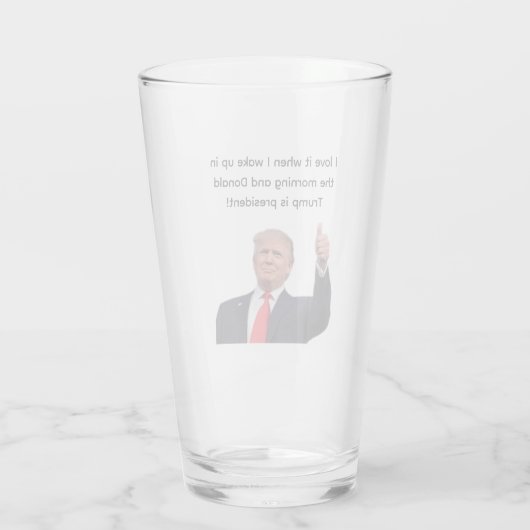Donald Trump 2024 Glas (Rückseite)