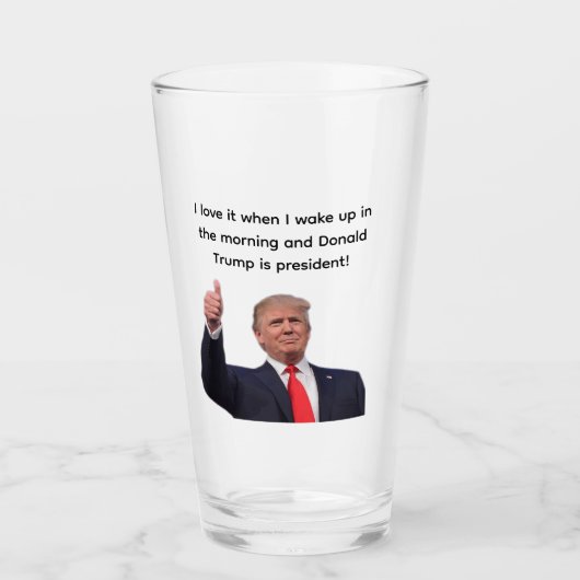 Donald Trump 2024 Glas (Vorderseite)