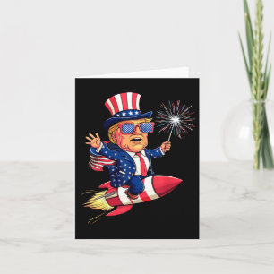 Donald Trump 2024 Glückwunsch 4. Juli Trump Karte