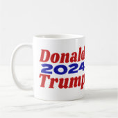 Donald Trump 2024 halbe Kaffeetasse (Links)
