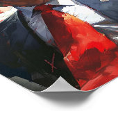 Donald Trump 2024 Heroic Oil Painting Style AI Poster (Ecke)