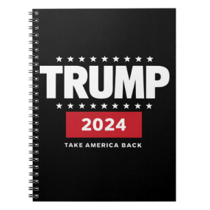 Donald Trump 2024 Holt Amerika zurück Wahl Notizblock