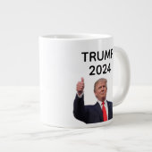 Donald Trump 2024 Jumbo-Tasse (Vorderseite Rechts)