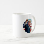 Donald Trump 2024 Kaffeetasse (VorderseiteRechts)