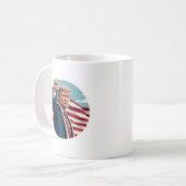 Donald Trump 2024 Kaffeetasse (Vorderseite Links)