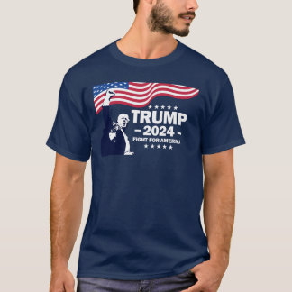 Donald Trump 2024 Kampf für Amerika T-Shirt