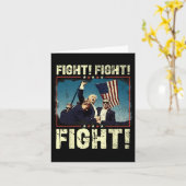 Donald Trump 2024: Kampf gegen Donald Trump F Karte (Gelbe Blume)