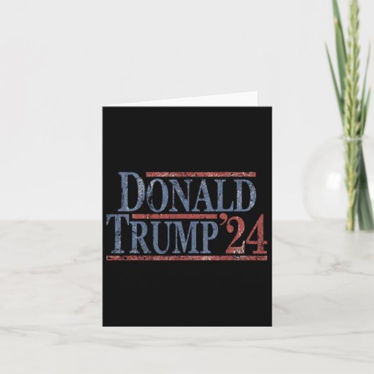 Donald Trump 2024 Karte (Vorderseite)