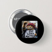 Donald Trump 2024 Katzen1 Button (Vorne & Hinten)