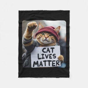 Donald Trump 2024 Katzen bringen Amerika Vintag zu Fleecedecke