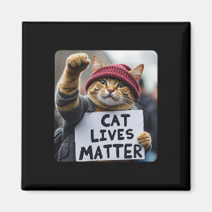 Donald Trump 2024 Katzen bringen Amerika Vintag zu Magnet