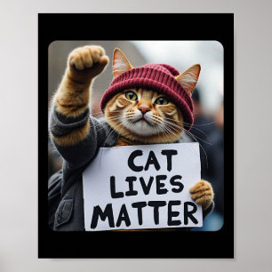 Donald Trump 2024 Katzen bringen Amerika Vintag zu Poster