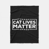 Donald Trump 2024 Katzen bringen Amerika zurück Fleecedecke (Vorderseite)