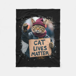 Donald Trump 2024 Katzen Fleecedecke