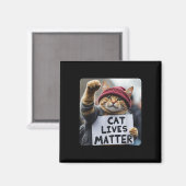 Donald Trump 2024 Katzen Magnet (Vorderseite/Rückseite)