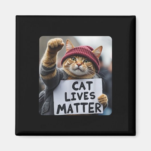Donald Trump 2024 Katzen Magnet (Vorne)
