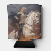 Donald Trump 2024 Knight Hero Funny AI Dosenkühler (Rückseite)