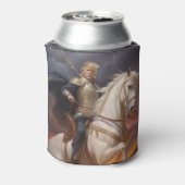 Donald Trump 2024 Knight Hero Funny AI Dosenkühler (Kanne Rückseite)