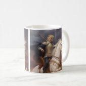Donald Trump 2024 Knight Hero Funny AI Kaffeetasse (VorderseiteRechts)