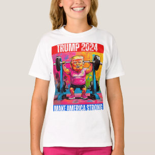 DONALD TRUMP 2024 MACHT AMERIKA STARK T-Shirt