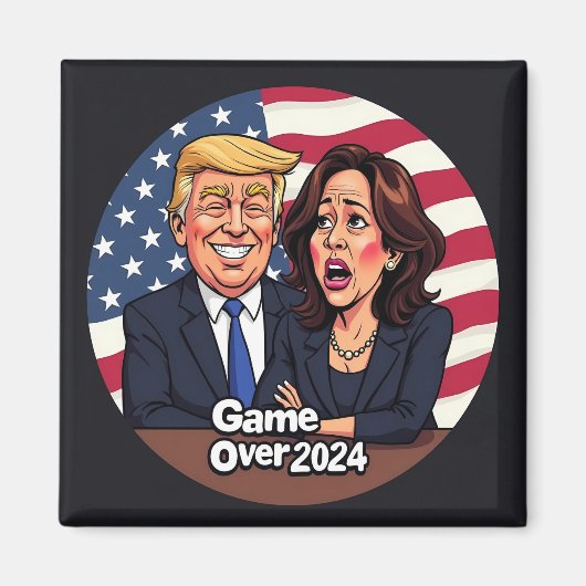 Donald Trump 2024 Magnet (Vorne)