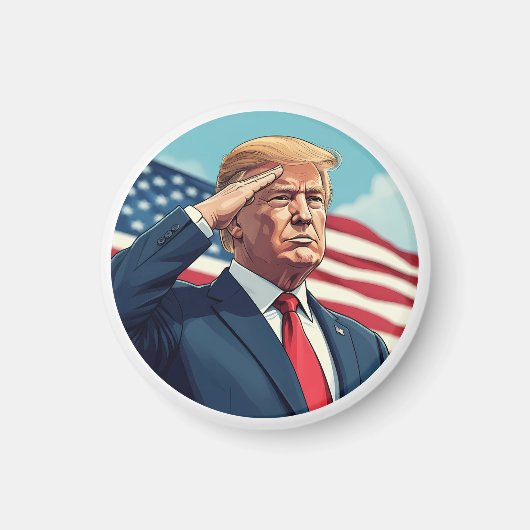 Donald Trump 2024 Magnet (Vorne)