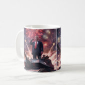 Donald Trump 2024 Militärexperte Pro-Trump Funny A Kaffeetasse (Vorderseite Links)