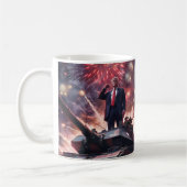 Donald Trump 2024 Militärexperte Pro-Trump Funny A Kaffeetasse (Links)