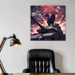 Donald Trump 2024 Militärexperte Pro-Trump Funny A Poster