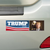 Donald Trump 2024 - Moderne und Adler Autoaufkleber (Auf Auto)