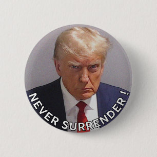Donald Trump 2024 Mugshot Nie übergeben Button