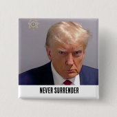 Donald Trump 2024 nie übergeben Button (Vorderseite)