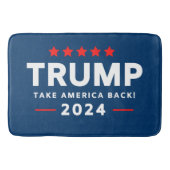 Donald Trump 2024 nimmt Amerika zurück Badematte (Vorderseite)