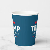 Donald Trump 2024 nimmt Amerika zurück Pappbecher (Rechts)
