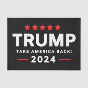 Donald Trump 2024 nimmt Amerika zurück Seidenpapier