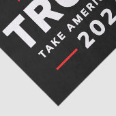 Donald Trump 2024 nimmt Amerika zurück Seidenpapier (Ausschnitt)