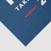 Donald Trump 2024 nimmt Amerika zurück Seidenpapier (Detail)