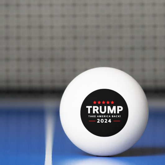 Donald Trump 2024 nimmt Amerika zurück Tischtennisball (Netto)