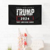 Donald Trump 2024 nimmt die Wahlen in Amerika zurü Banner (Insitu)