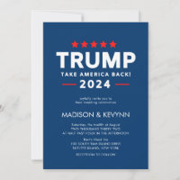 Donald Trump 2024 nimmt die Wahlen in Amerika zurü