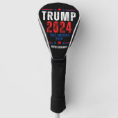 Donald Trump 2024 nimmt die Wahlen in Amerika zurü Golf Headcover (Vorderseite)