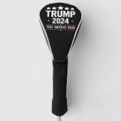 Donald Trump 2024 nimmt die Wahlen in Amerika zurü Golf Headcover (Vorderseite)