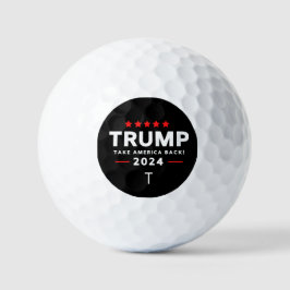 Donald Trump 2024 nimmt die Wahlen in Amerika zurü Golfball